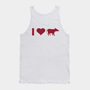 I love tapirs gift idea baby lover Tank Top